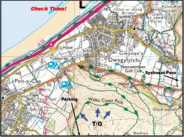 Foel Lus site map
