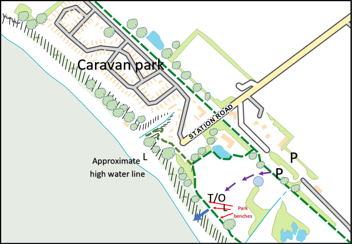Thurstaston site map